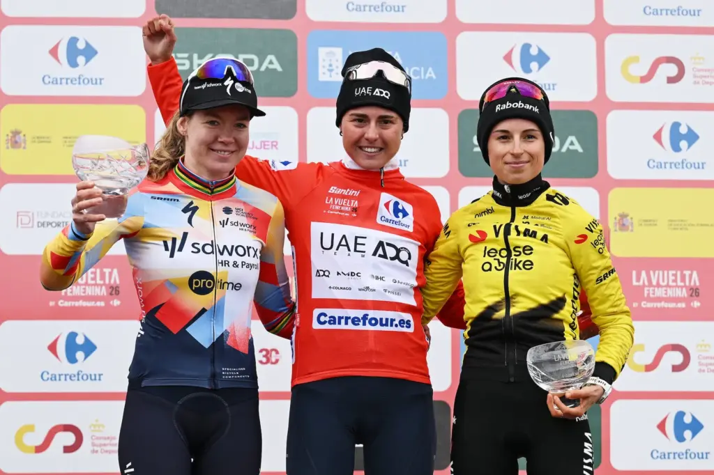 Paula Blasi makes history and wins the Women's Vuelta a España at the Angliru