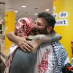 Saif Abukeshek, the Spanish activist detained in Israel, after his release: “They violate human rights at any time and place”