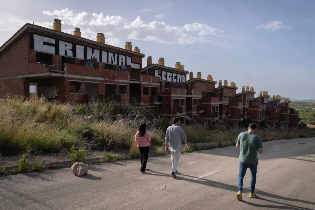 100,000 half-built homes lie abandoned since the crisis in ghost developments
