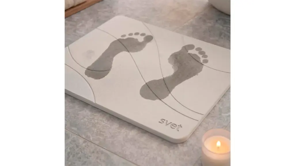 Shower mat on a white background.