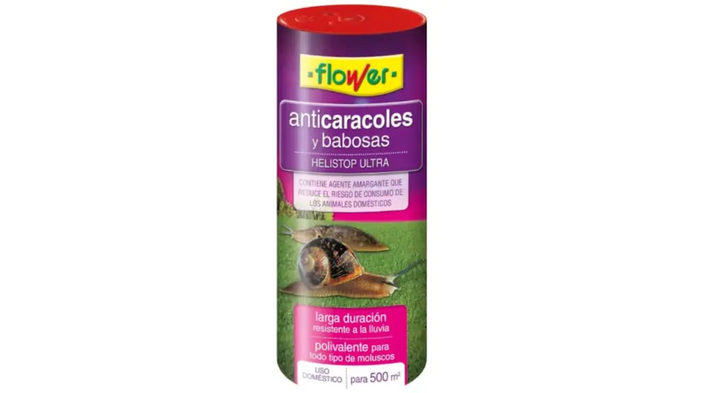 flower bait for domestic snail control