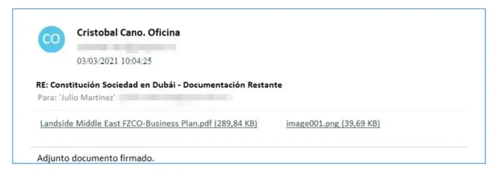 The “initiative” of ‘Gertru’, a “bodyguard” and six emails: the UDEF’s clues about Zapatero and the Dubai ‘offshore’