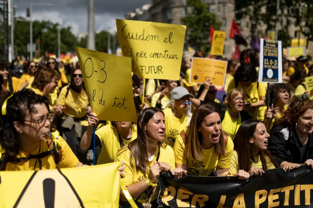 Strike in early childhood education up to 3 years old: “With our salary, either your partner supports you or you look for a second job”
