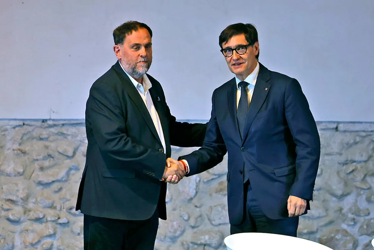 Illa and Junqueras stage the preliminary agreement on the Budgets: “I thank ERC for their sense of country”