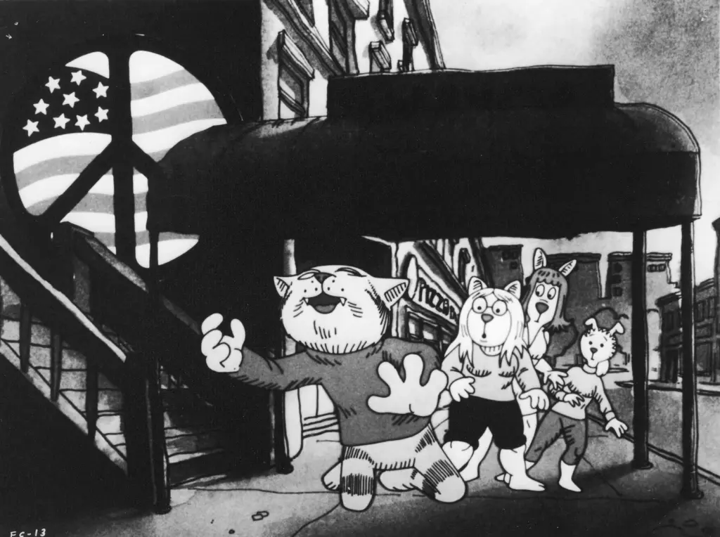 A nihilist cat who smoked marijuana and sought sex: ‘Fritz’, the first animated film rated X