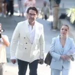 The television heartthrob Luis Lorenzo and his partner, seen for sentencing