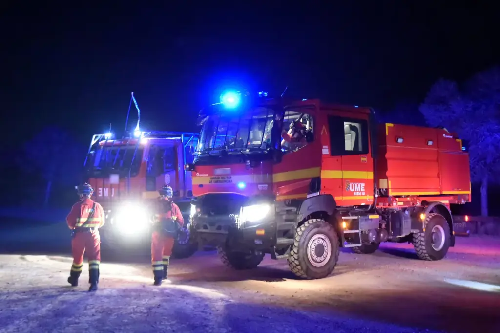 The hundred residents evacuated due to the fire in a municipality of Murcia return to their homes