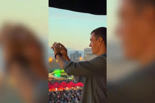 Sánchez se desplazó a Barcelona el sábado para asistir al Primavera Sound
