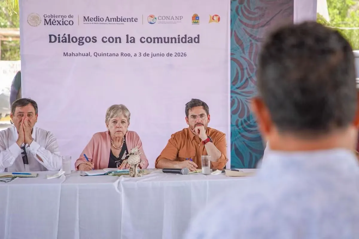 La secretaria de Medio Ambiente viaja a Mahahual tras la cancelación del parque turístico Perfect Day