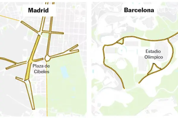 Maps | All traffic disruptions in Madrid and Barcelona, streets to avoid and mobility restrictions due to the Pope's visit in Spain