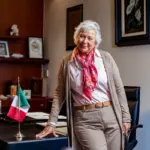 La exsecretaria de Gobernación y ministra de la Corte Olga Sánchez Cordero se retira de la política