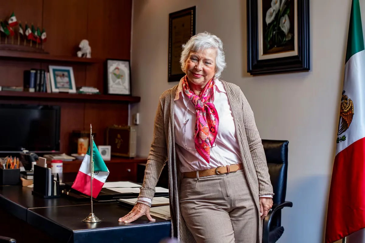 La exsecretaria de Gobernación y ministra de la Corte Olga Sánchez Cordero se retira de la política