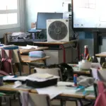 This is how Madrid's children are "inspired" in class with 30 degrees: "It's an insult. We are on the verge of fainting and collapses"