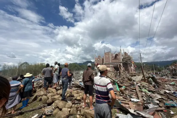 Dozens dead after an explosives depot explodes in Myanmar