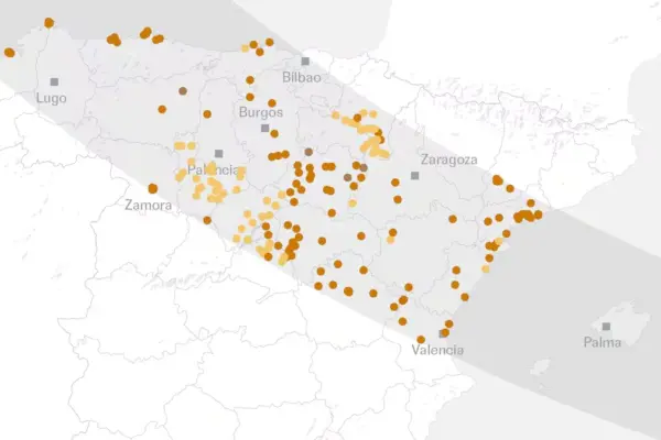 Official site map to watch the total solar eclipse: EL PAÍS updates the only search engine for observation points