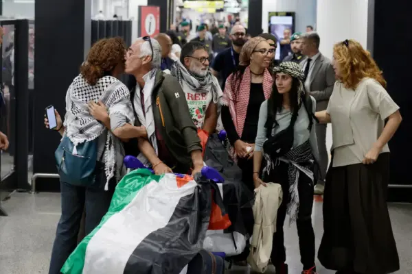 Activists from the Gaza aid convoy detained in Libya, on hunger strike