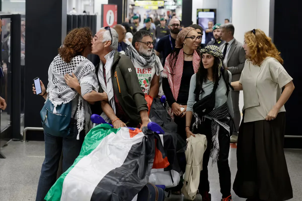 Activists from the Gaza aid convoy detained in Libya, on hunger strike