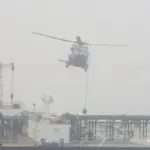 The French Navy intercepts a Russian tanker in the Atlantic