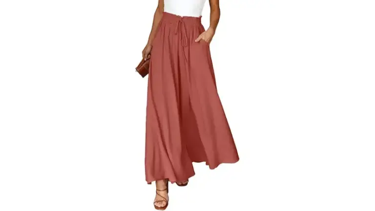 The perfect 'palazzo' trousers for summer: cool, comfortable, and available in nine colors