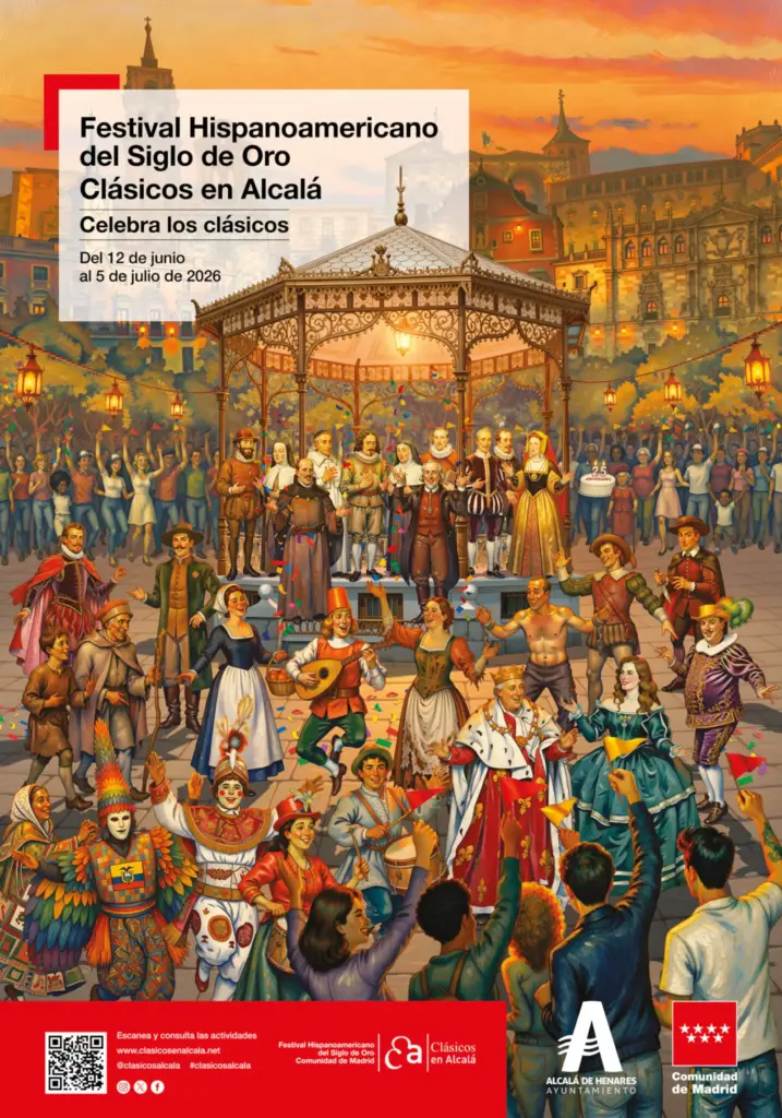 Artificial intelligence sneaks onto the poster for the classical performing arts festival in Alcalá de Henares