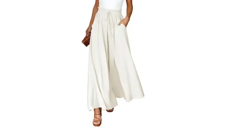 The perfect 'palazzo' trousers for summer: cool, comfortable, and available in nine colors
