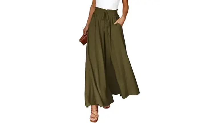 The perfect 'palazzo' trousers for summer: cool, comfortable, and available in nine colors