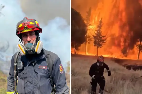 Diary of a firefighter: “This fire has a life of its own and behaves very strangely”