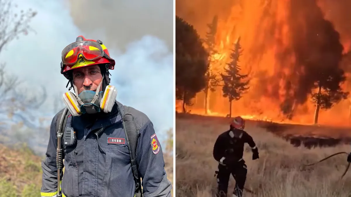 Diary of a firefighter: “This fire has a life of its own and behaves very strangely”
