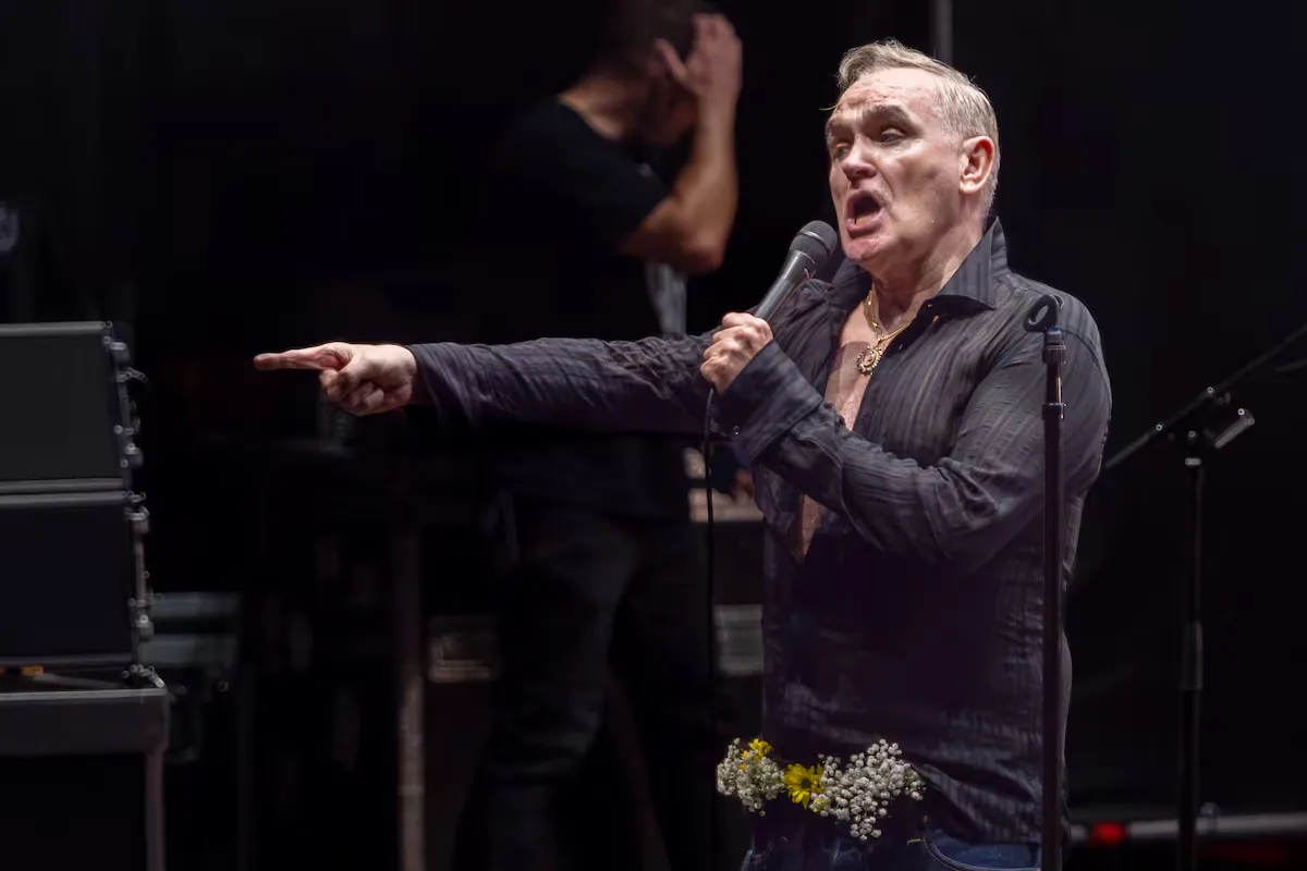 Morrissey, a diva under the rain