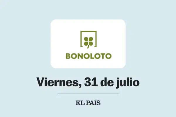 Bonoloto: check draw for Friday, July 31