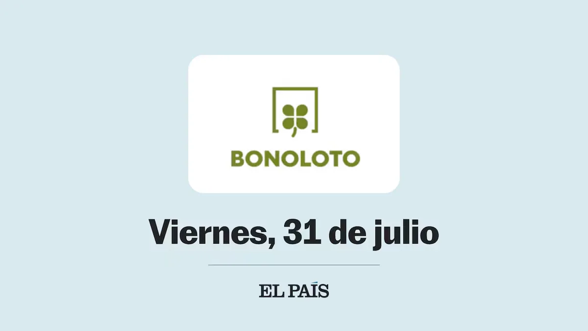 Bonoloto: check draw for Friday, July 31