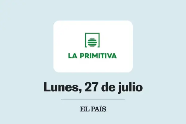 La Primitiva: check Monday, July 27 draw