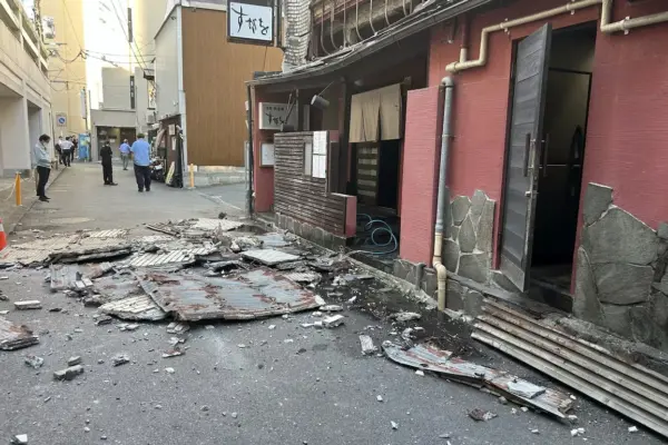 Japan records a strong 7.1 magnitude earthquake, causing power outages and transportation disruptions