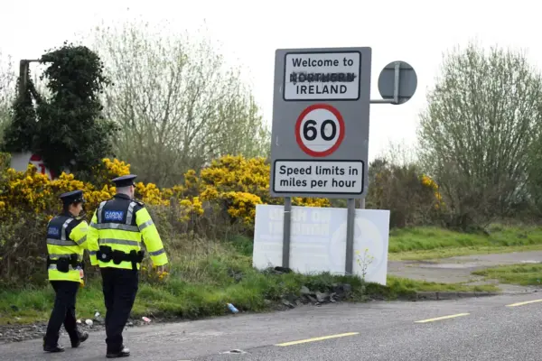 A car bomb intercepted near the border between Ireland and Northern Ireland