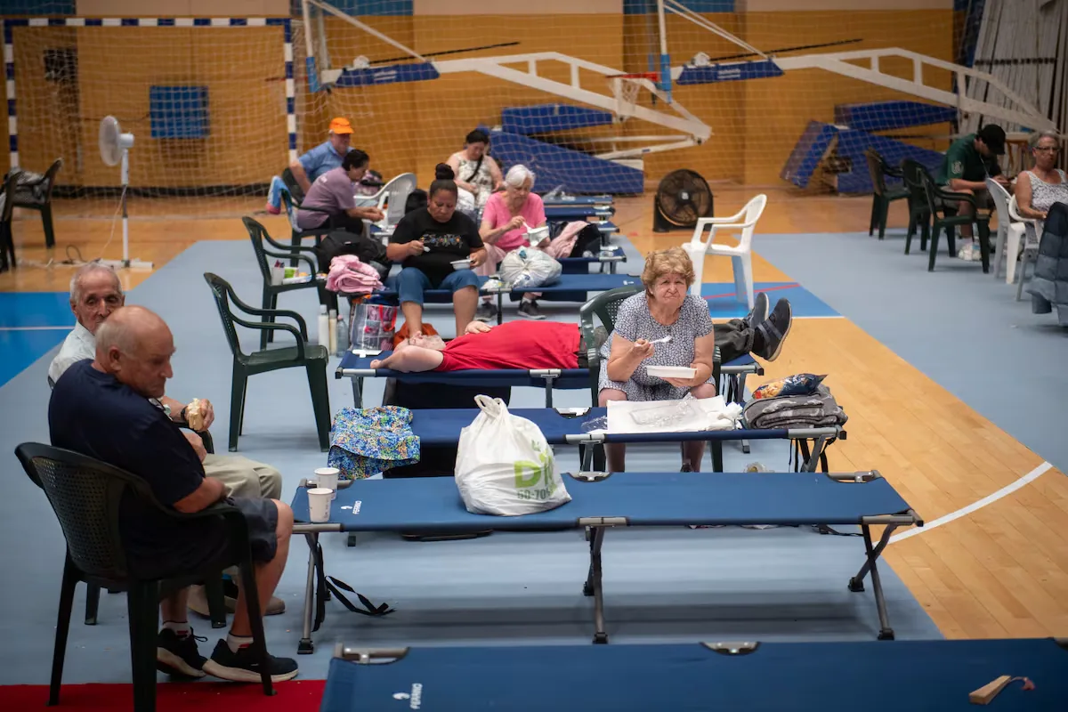 Talavera fairgrounds, a shelter for those affected by the fires: “This experience can overcome misfortune”