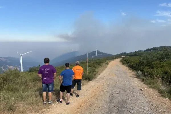 Powerlessness against the fire in Hell's Valley: “El Bierzo again”