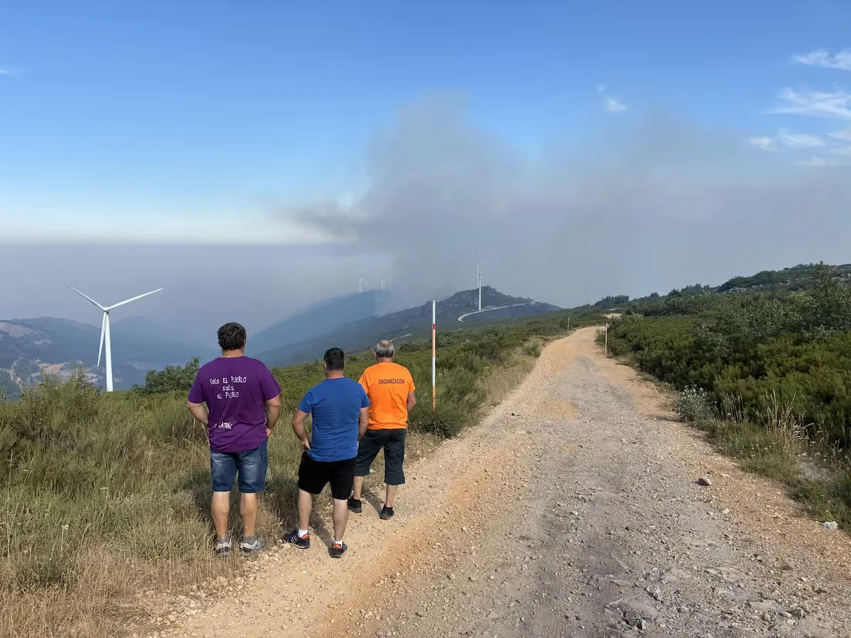 Powerlessness against the fire in Hell's Valley: “El Bierzo again”