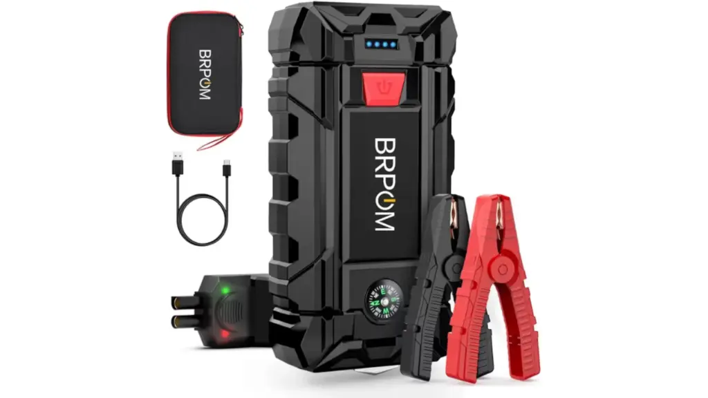 Battery jump starter.