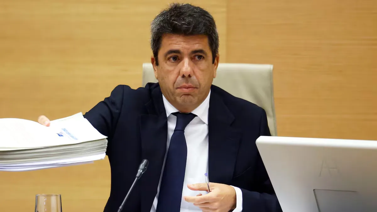 The Supreme Court asks the Prosecutor's Office to study a complaint against Mazón for lying about the DANA in Congress