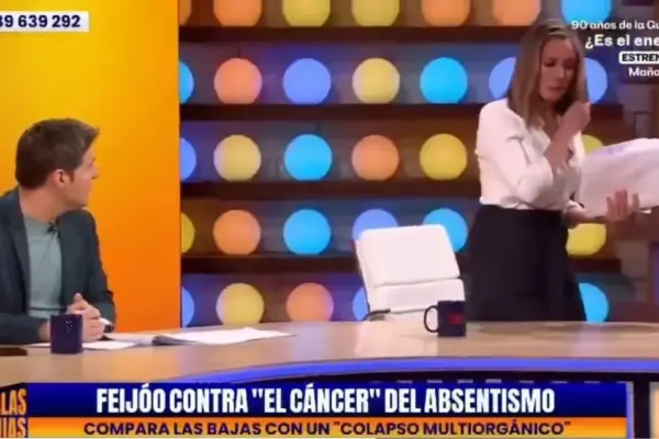 “Cintora, I’d rather eat shit, you’re not going to humiliate me anymore”: a journalist leaves the program ‘Malas lenguas noche’ on La 2 in tears