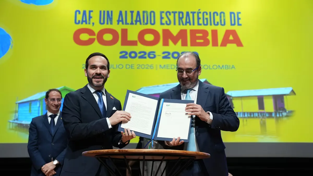 CAF announces investments of 9 billion dollars for Colombia during the Government of Abelardo de la Espriella