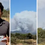 Las dos columnas de humo, vistas desde el Centro de Mando: “Pedimos a los ciudadanos que colaboren”