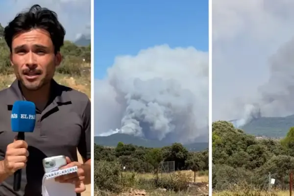 Las dos columnas de humo, vistas desde el Centro de Mando: “Pedimos a los ciudadanos que colaboren”