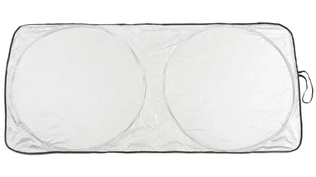 Front sunshade.