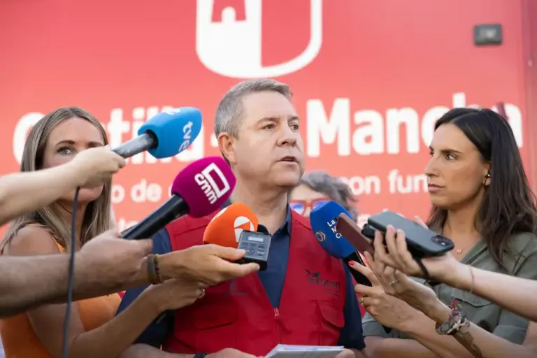 El presidente de Castilla-La Mancha, Emiliano García-Page, este miércoles.