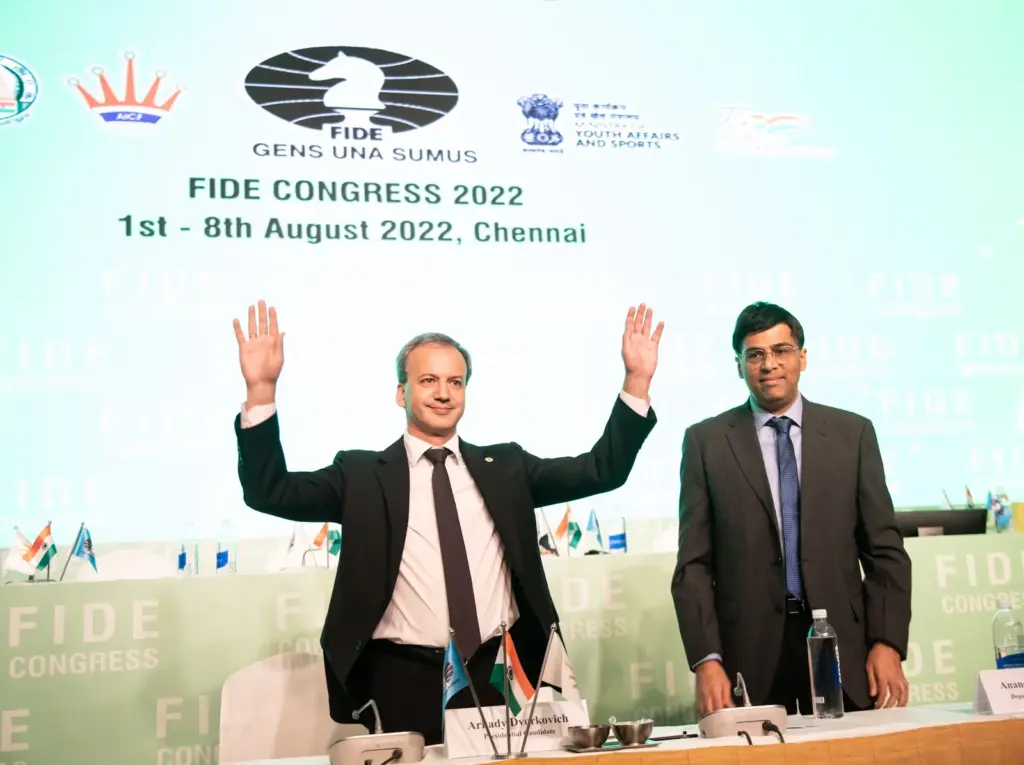The EU sanctions the president of the International Chess Federation, Dvorkovich, who opposed the invasion of Ukraine