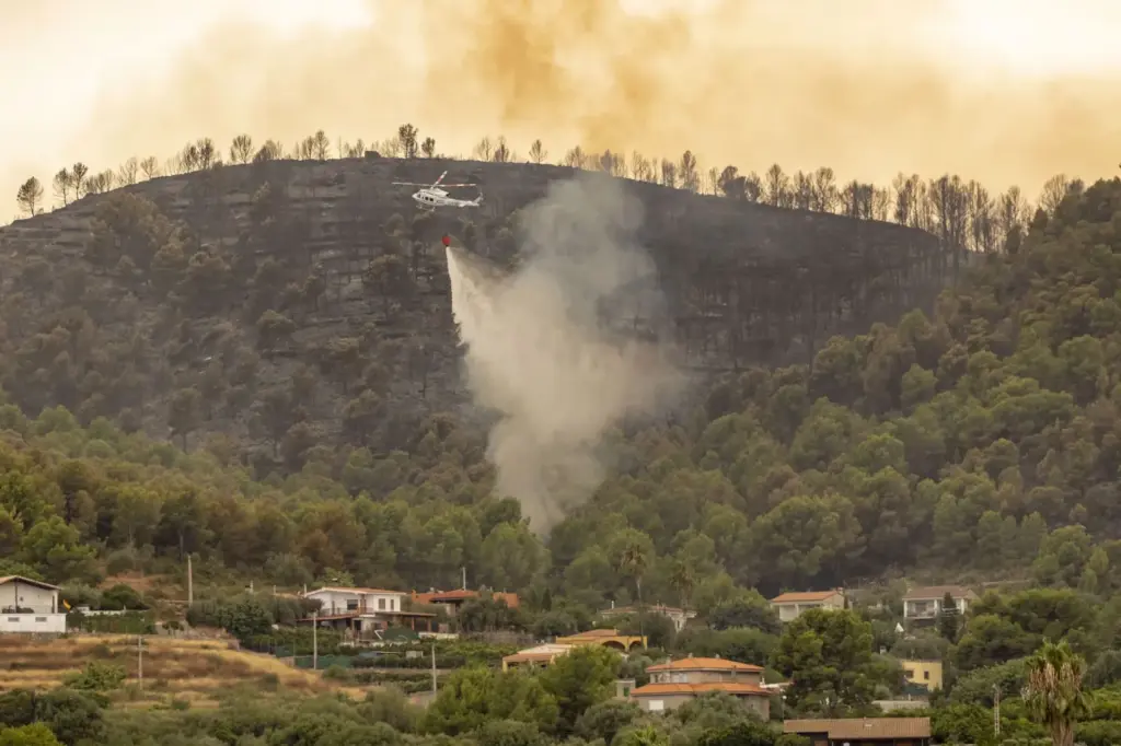 12 municipalities evacuated due to the La Vall d’Uixó fire are part of the Sierra de Espadán natural park, the green lung of Castellón