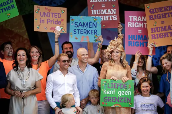 Máxima of the Netherlands inaugurates World Pride for the first time in Amsterdam