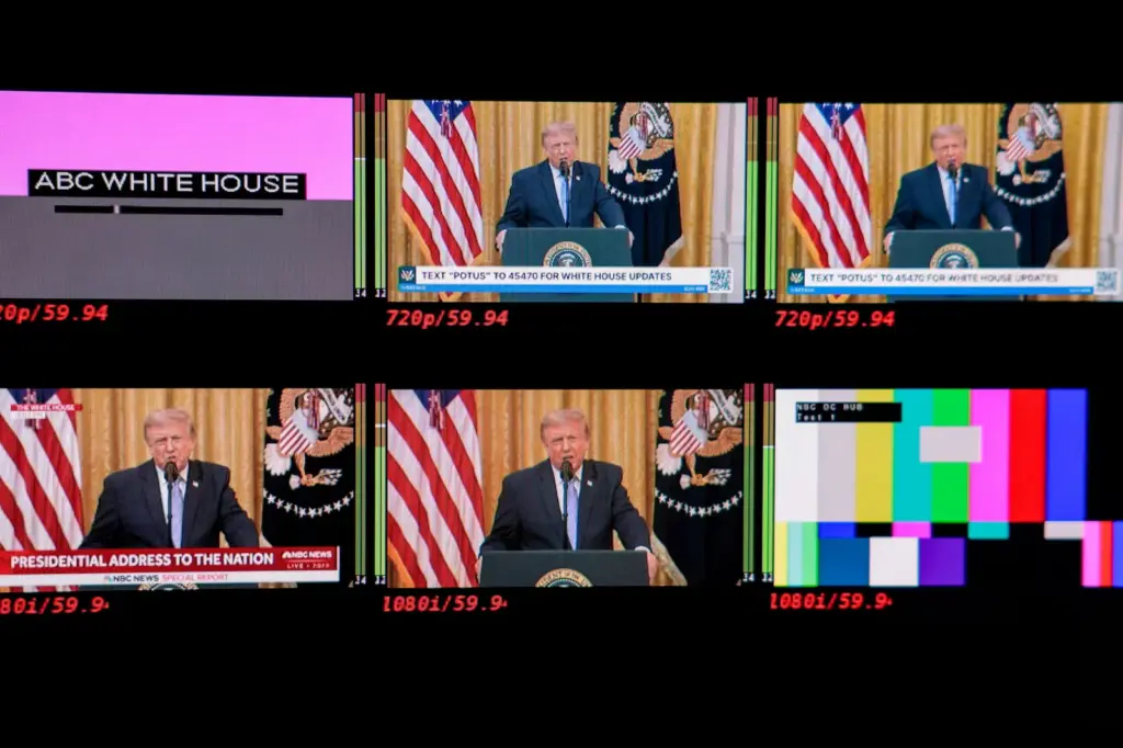 Trump resucita en un discurso a la nación el bulo del fraude electoral de 2020 y exagera la influencia de China en su derrota