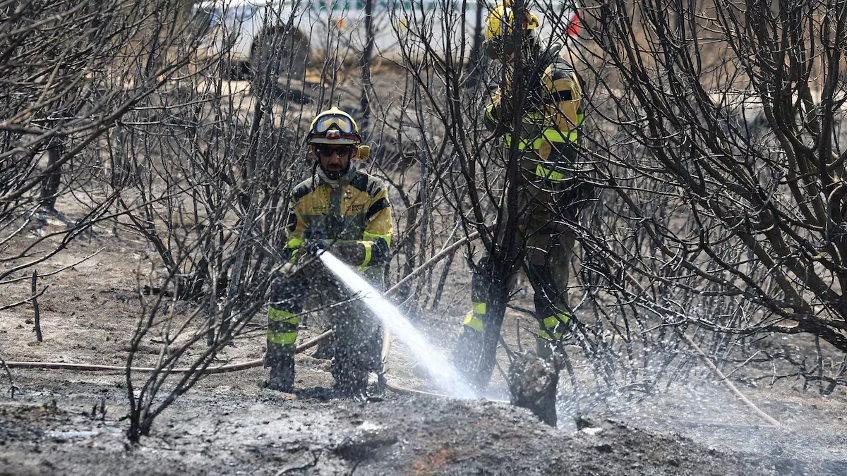 Azcón, on the Orés fire: “Today is the first day we breathe”